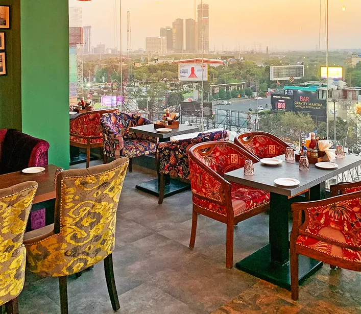 Rooftop Cafe in Noida
