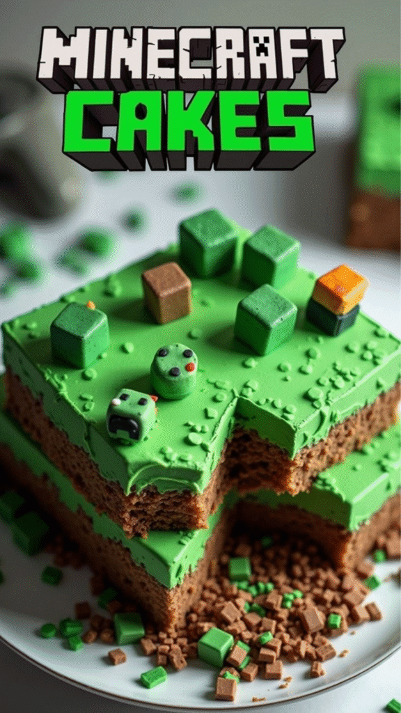 Minecraft cake designs
