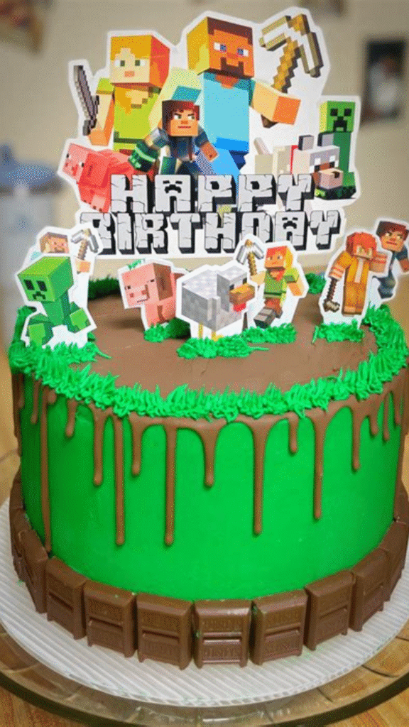 Minecraft cake designs