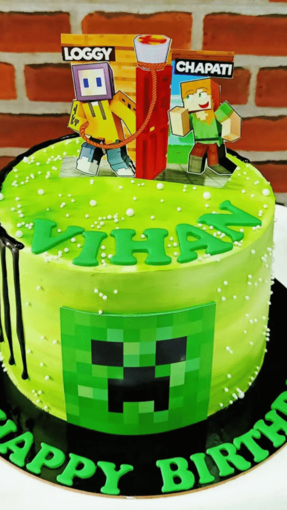 Minecraft cake designs