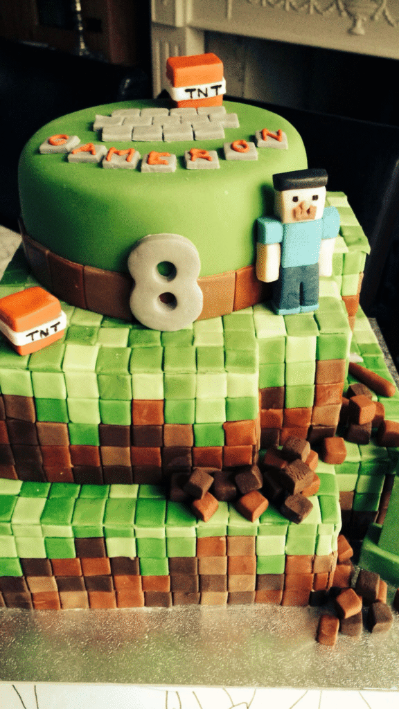 Minecraft cake designs