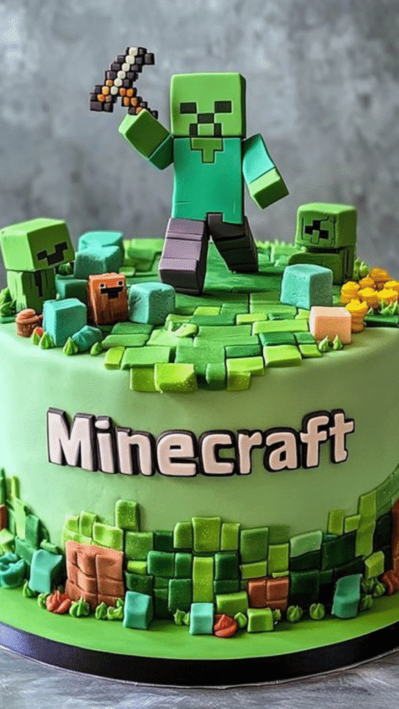 Minecraft Cake Designs