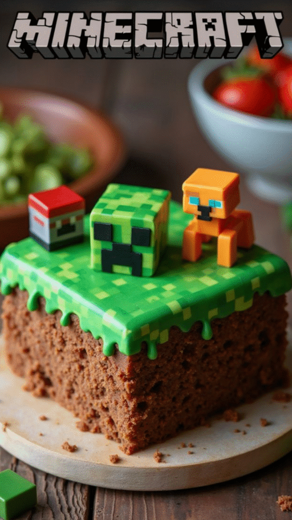 Minecraft cake designs