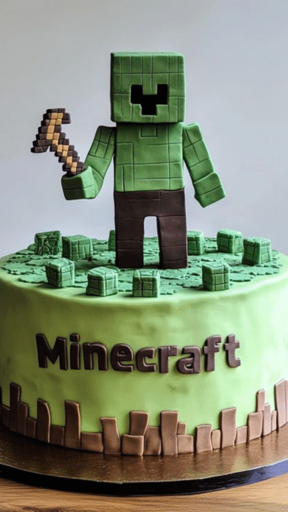 Minecraft cake designs